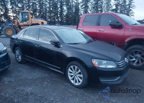 2012 Volkswagen Passat 2.5L Sel из США, поврежденный, VIN 1VWCH7A32CC044492